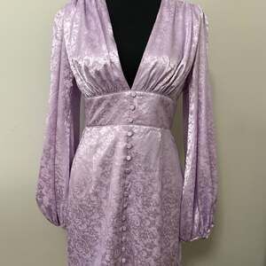 Lilac Floral Mini Dress